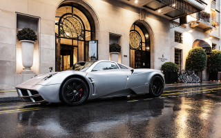 Silver sports car artdeco marble - luxury free wallpaper