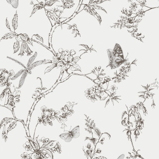 Butterfly flowers black white background - background free wallpaper