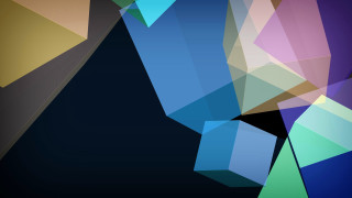 Colorful abstract geometric multigirl buckminster - cubist free wallpaper