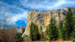 Mountain river trees clouds blue 4 - a river free wallpaper for desktop