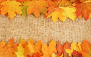 Autumn leaves burlock background puzzle - art free wallpaper