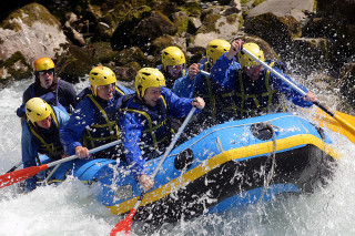 Raft adventure water sport group - river free wallpaper