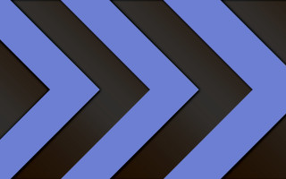 Blue black striped diagonal bauhaus - jagged free wallpaper