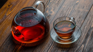 Glass teapot glass cup tea - cao zhibai free wallpaper