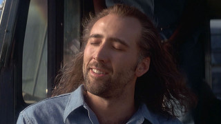Man long hair blue shirt - smiling free wallpaper