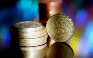 Coins thread macro shallow depth - a colorful background behind free wallpaper