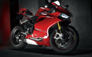 Red motorcycle dark room futurism - a red motorcycle free wallpaper