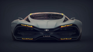Futuristic car yellow light cobra - a yellow light free wallpaper