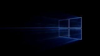 Dark background window light shining - a window in the middle of it free wallpaper