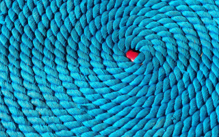 Red blue yarn swirly generative - vibrant color line free wallpaper