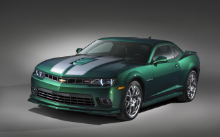 Green chevrolet camaro digital rendering - this image free wallpaper