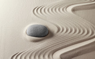 Rock beach wave stone 3d - sandy free wallpaper