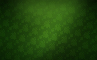 Green clovers light pixel android - a green background free wallpaper