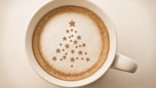 Coffee star pattern morning digital - morning free wallpaper