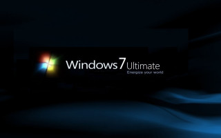 Black background blue white logo 15 - ultimate free wallpaper