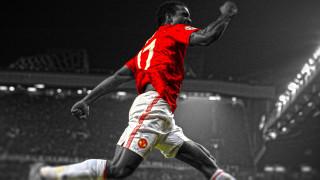 Man kicking soccer night stadium - full free wallpaper