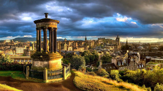 City tower cloudy sky dirt - alexander johnston free wallpaper