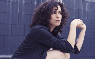 Woman curly hair rooftop fence - barbizon school free wallpaper