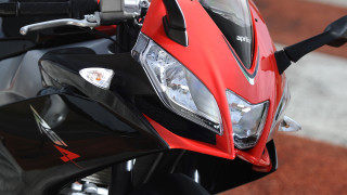 Motorcycle headlight street red black - a street free wallpaper