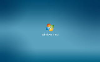 Blue background windows vista logo 3 - albert bierstadt free wallpaper
