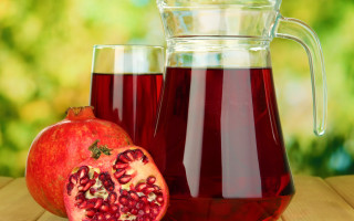 Pomegranate pitcher half eaten green - a half free wallpaper