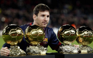 Man golden soccer balls stadium - photo real free wallpaper