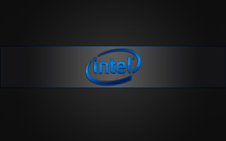 Blue intel logo black stripe - a blue stripe free wallpaper