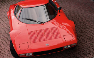 Red sports car brick road 2 - bernardo cavallino free wallpaper