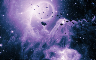 Space star blackhole purple festival - a black hole in the center of the image free wallpaper