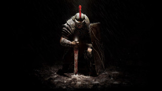 Man suit sword rain armor - a black suit free wallpaper