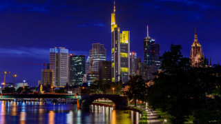Berlin skyline bridge river night - berlin secession free wallpaper