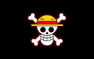 Skull hat stripe yellow red - eiichiro oda free wallpaper