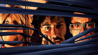 Group people blinds man woman - edward hopper and james gilleard free wallpaper