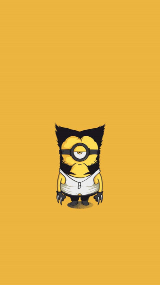 Yellow black minion glasses shirt - free anime wallpaper