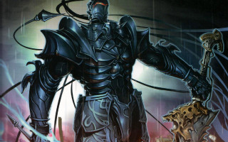 Knight demon armor weapon cedric - a sword and a sword free wallpaper