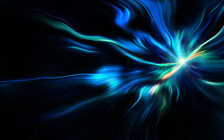 Blue green abstract black white - abstract design free wallpaper