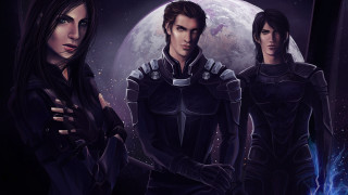 Moonlight starry sky space armor - a full moon free wallpaper