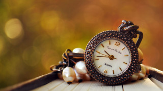 Pocket watch book pearls chain - a book free wallpaper