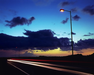 Street light night sky clouds - a street light free wallpaper