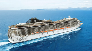 Cruise ship ocean sunny day 9 - international typographic style free wallpaper