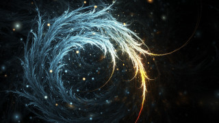 Spiral light stars space red - image of a spiral free wallpaper
