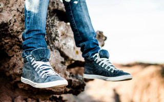 Person rock shoes outdoors blurry - the rock free wallpaper
