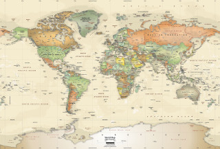 World map countries major cities 6 - the country free wallpaper