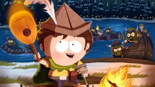 Cartoon character campfire boat instrument - the background and a boat free wallpaper