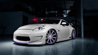 White sports car garage red 6 - rim free wallpaper