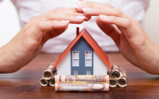House model money arts crafts - detail free wallpaper