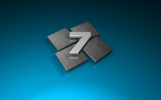Metal seven side blue white - purism free wallpaper