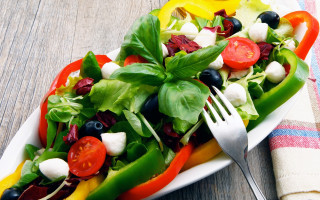 Salad fork napkin table blueberry - delaunay free wallpaper