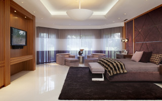 Living room large couch television - rembrandt free wallpaper
