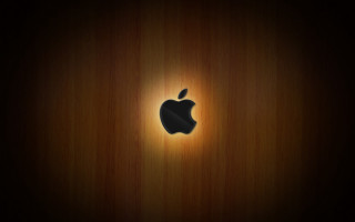 Wooden apple logo light center - beeple free wallpaper
